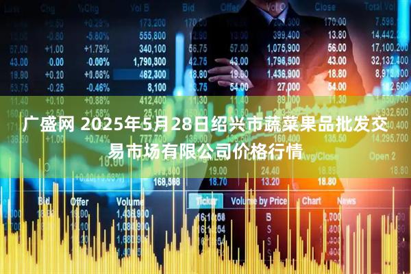 广盛网 2025年5月28日绍兴市蔬菜果品批发交易市场有限公司价格行情