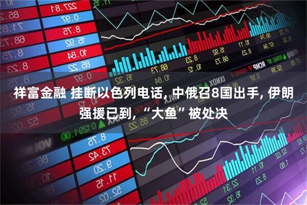 祥富金融 挂断以色列电话, 中俄召8国出手, 伊朗强援已到, “大鱼”被处决