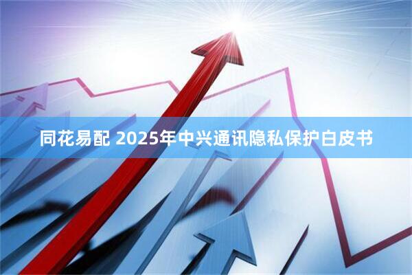 同花易配 2025年中兴通讯隐私保护白皮书